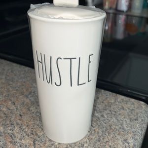 Rae Dunn Artisan Collection ceramic tumbler with lid